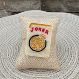Hand-Painted Mahjong Joker Brooch- Restock Preorder - The Pink Pineapple 850