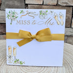 Hand Painted Miss to Mrs. Luxe Bridal Notepad - The Pink Pineapple 850