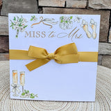 Hand Painted Miss to Mrs. Luxe Bridal Notepad - The Pink Pineapple 850