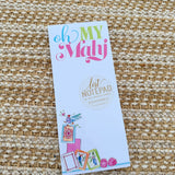 Handpainted Mahjong Tiles Oh My Mahj Skinny Notepad - The Pink Pineapple 850