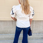 Harbor Heirloom Embroidered Top - The Pink Pineapple 850