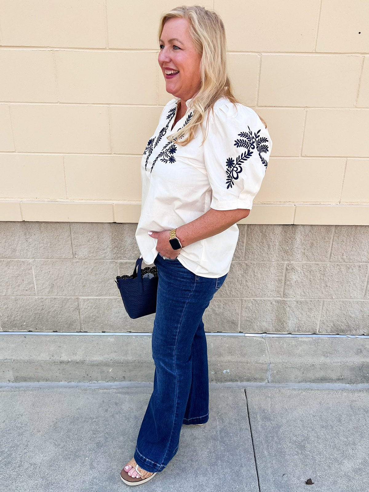 Harbor Heirloom Embroidered Top - The Pink Pineapple 850
