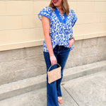 Harbor Heirloom Print Top - The Pink Pineapple 850