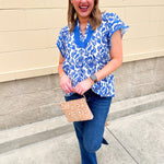 Harbor Heirloom Print Top - The Pink Pineapple 850
