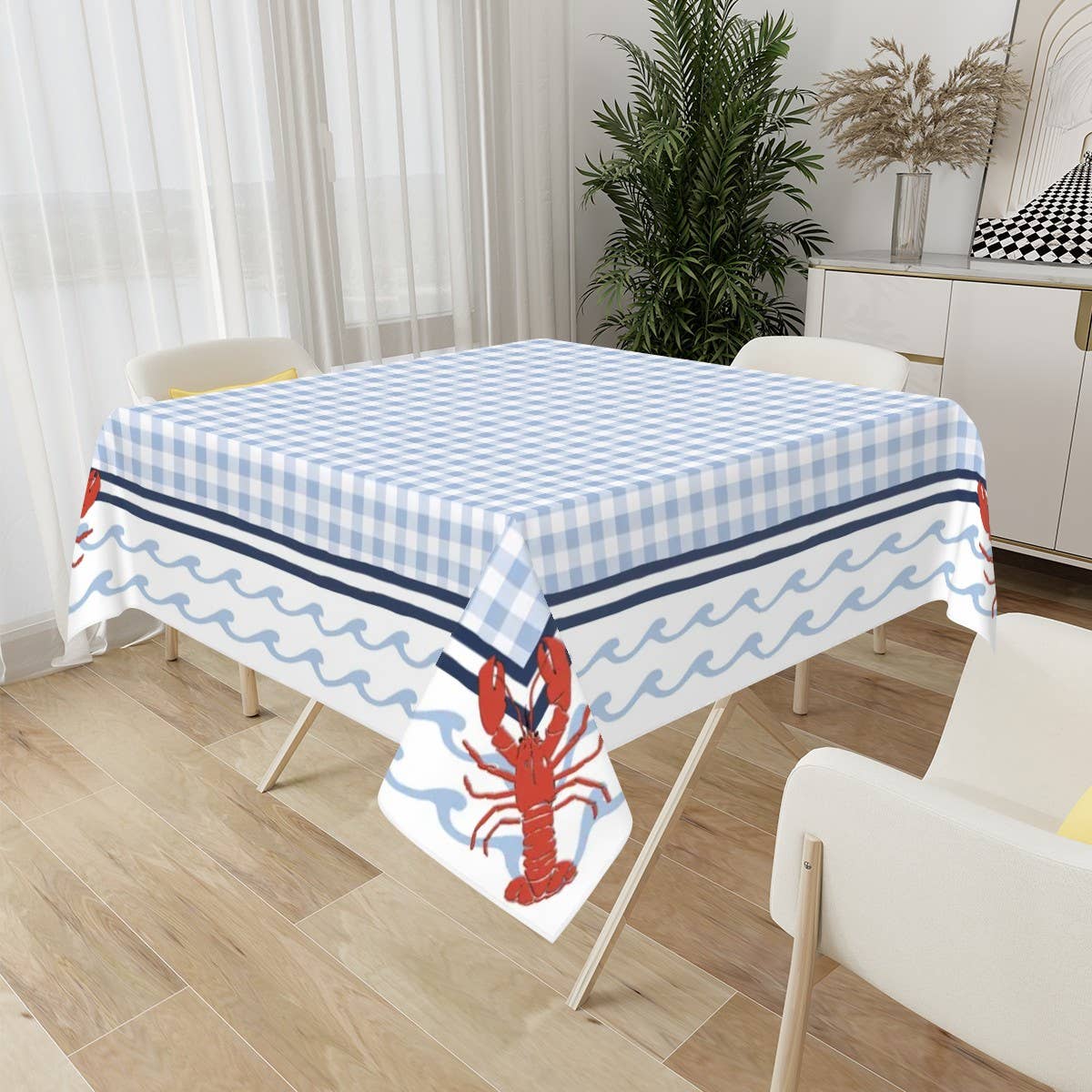 Harbor House Coastal Lobster Tablecloth - The Pink Pineapple 850