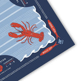 Harbor House Lobster Mahjong Mat - The Pink Pineapple 850