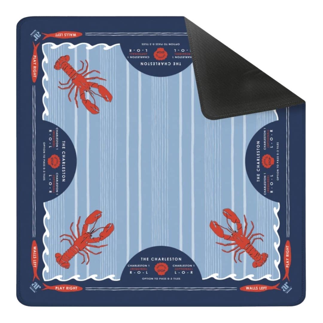 Harbor House Lobster Mahjong Mat - The Pink Pineapple 850