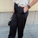 Harbor Line Black Trouser - The Pink Pineapple 850