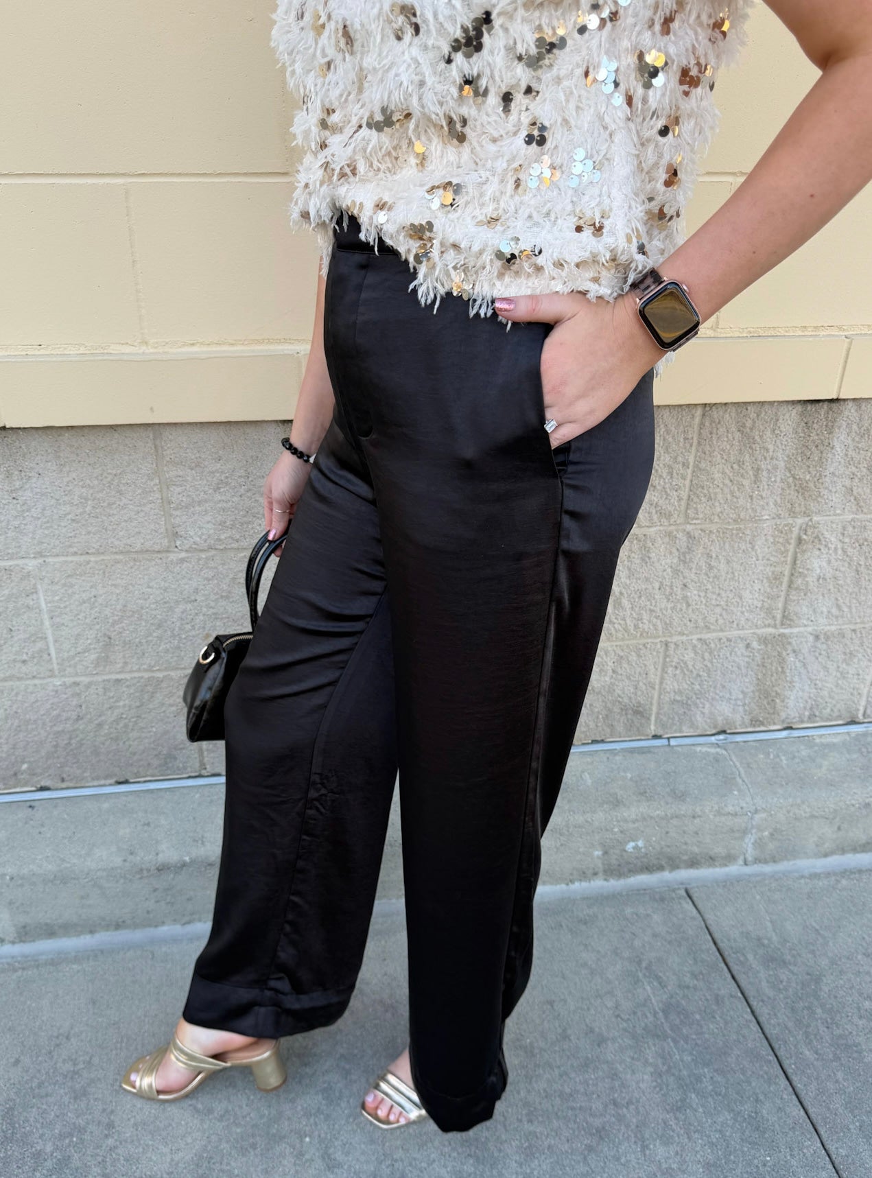 Harbor Line Black Trouser - The Pink Pineapple 850