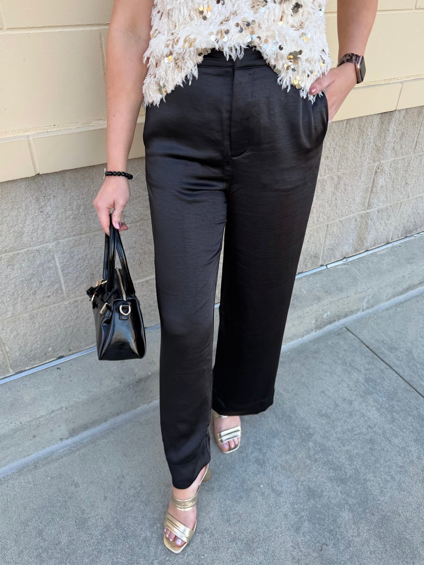 Harbor Line Black Trouser - The Pink Pineapple 850