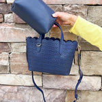 Harbor Noir Scallop Crossbody - The Pink Pineapple 850