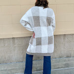Harbor View Plaid Knit Jacket - The Pink Pineapple 850