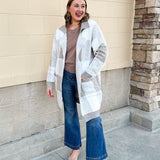 Harbor View Plaid Knit Jacket - The Pink Pineapple 850