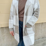 Harbor View Plaid Knit Jacket - The Pink Pineapple 850