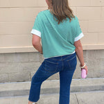Harborline Ease Top in Kelly Green - The Pink Pineapple 850