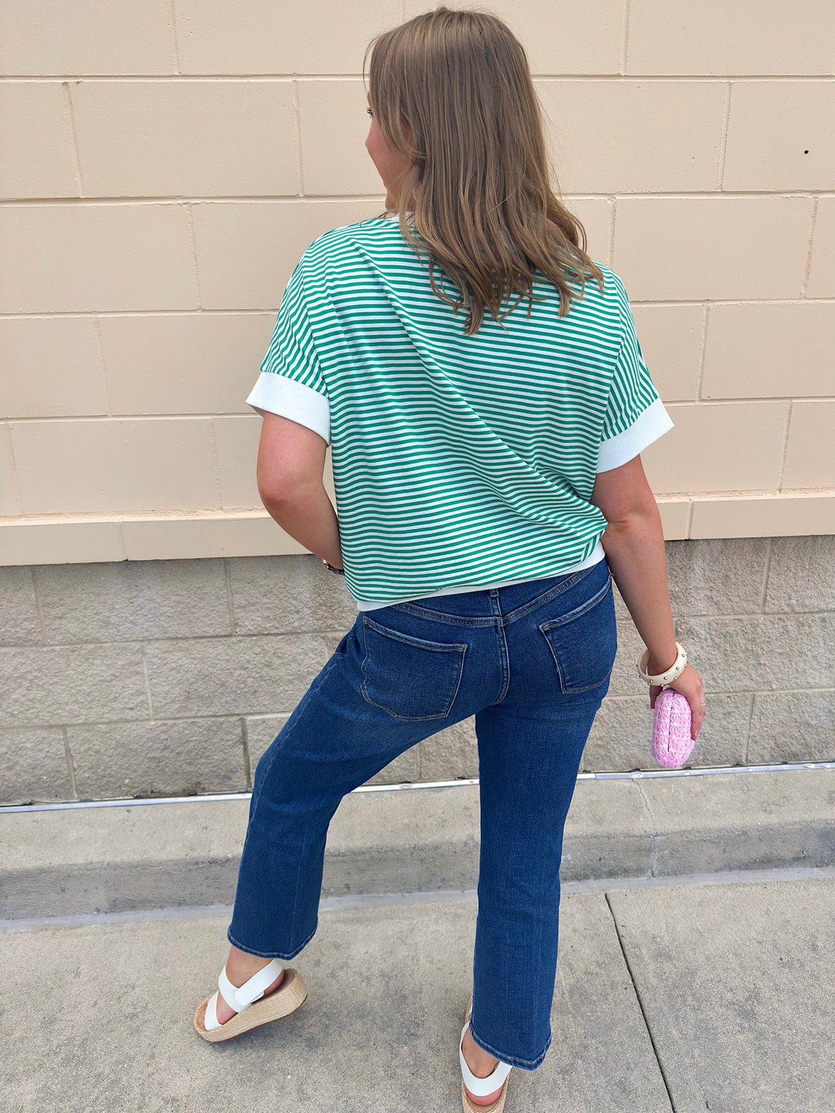 Harborline Ease Top in Kelly Green - The Pink Pineapple 850