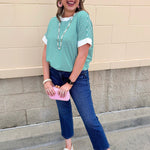Harborline Ease Top in Kelly Green - The Pink Pineapple 850