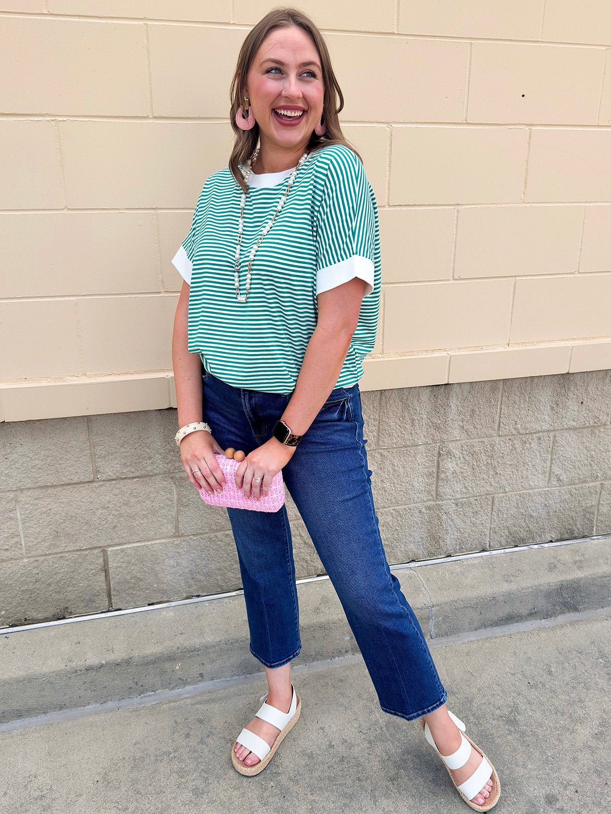 Harborline Ease Top in Kelly Green - The Pink Pineapple 850