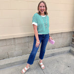 Harborline Ease Top in Kelly Green - The Pink Pineapple 850