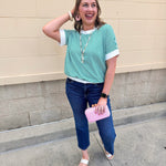 Harborline Ease Top in Kelly Green - The Pink Pineapple 850