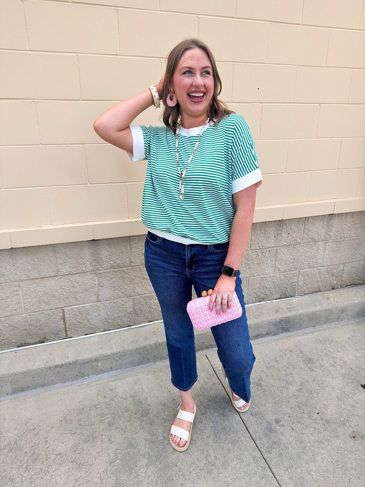 Harborline Ease Top in Kelly Green - The Pink Pineapple 850