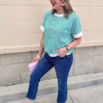 Harborline Ease Top in Kelly Green - The Pink Pineapple 850