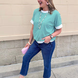 Harborline Ease Top in Kelly Green - The Pink Pineapple 850