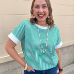 Harborline Ease Top in Kelly Green - The Pink Pineapple 850