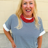Harborline Ease Top in Navy - The Pink Pineapple 850