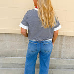 Harborline Ease Top in Navy - The Pink Pineapple 850