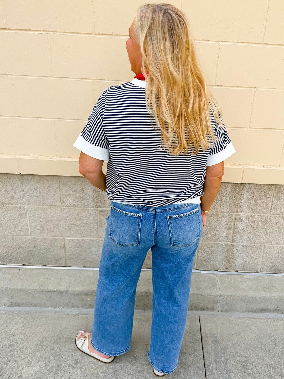 Harborline Ease Top in Navy - The Pink Pineapple 850