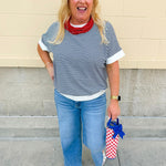 Harborline Ease Top in Navy - The Pink Pineapple 850