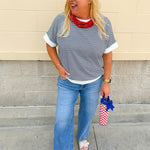 Harborline Ease Top in Navy - The Pink Pineapple 850
