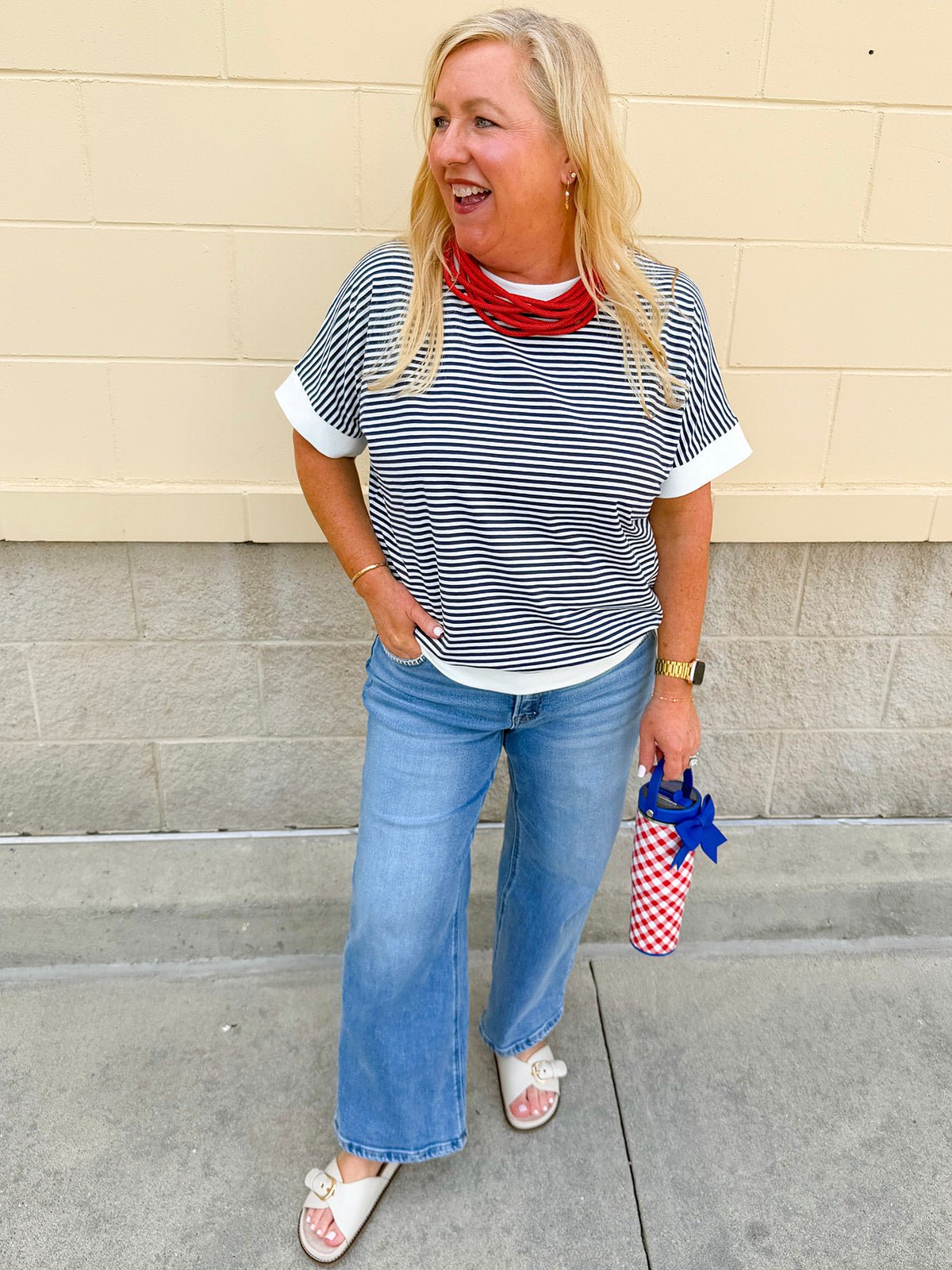 Harborline Ease Top in Navy - The Pink Pineapple 850