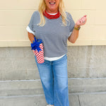 Harborline Ease Top in Navy - The Pink Pineapple 850