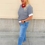 Harborline Ease Top in Navy - The Pink Pineapple 850