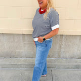 Harborline Ease Top in Navy - The Pink Pineapple 850