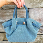 Harper Denim Crossbody Bag - The Pink Pineapple 850