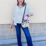 Harper Woven Crossbody Bag - The Pink Pineapple 850