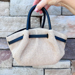 Harper Woven Crossbody Bag - The Pink Pineapple 850