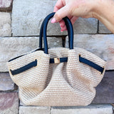 Harper Woven Crossbody Bag - The Pink Pineapple 850