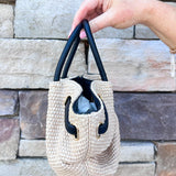 Harper Woven Crossbody Bag - The Pink Pineapple 850