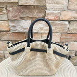 Harper Woven Crossbody Bag - The Pink Pineapple 850