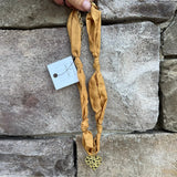 [Hart Designs] Golden Heart Scarf Necklace - The Pink Pineapple 850