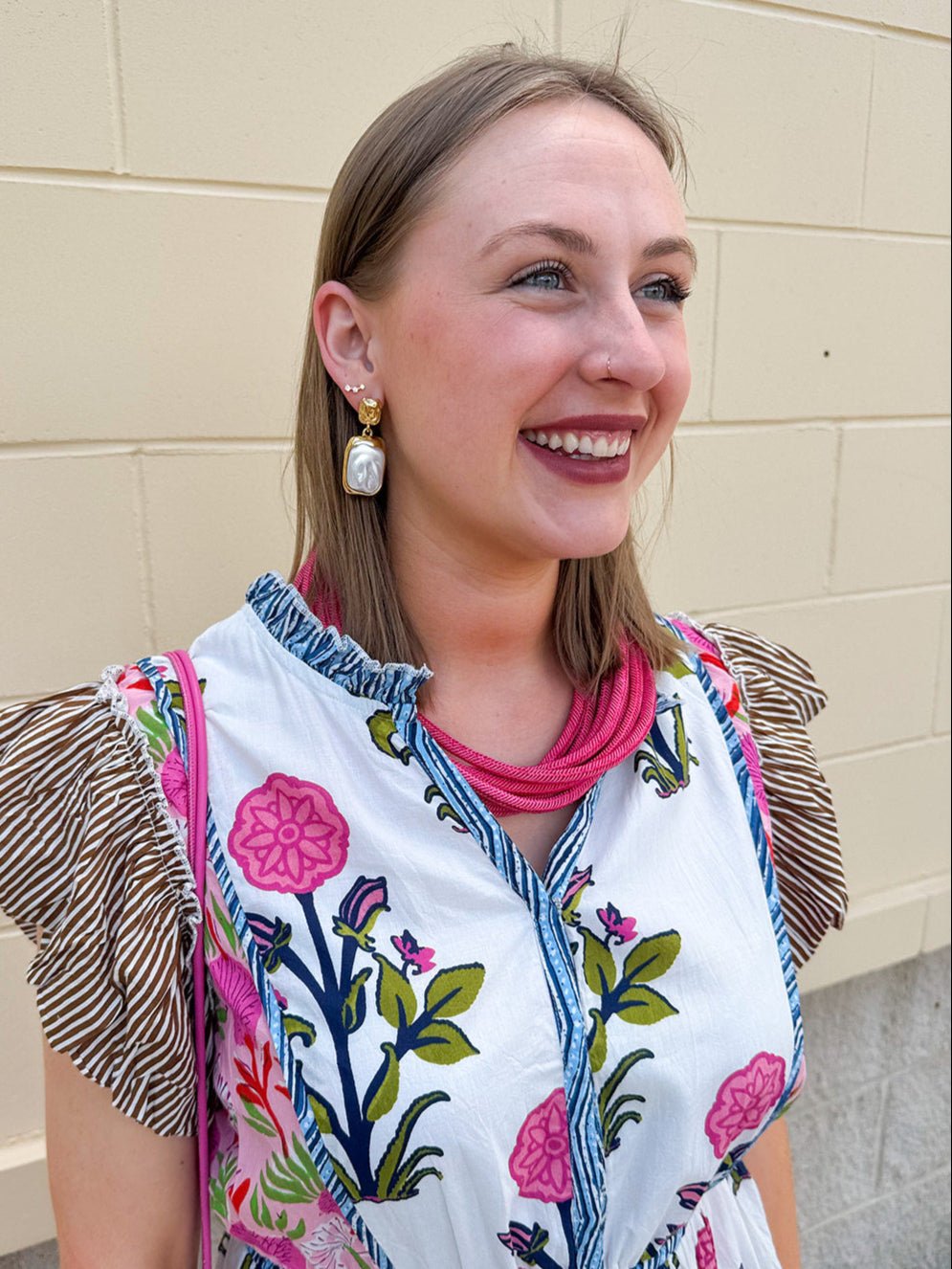 [Hart Designs] Regal Pearl Cluster Stud Earrings - The Pink Pineapple 850