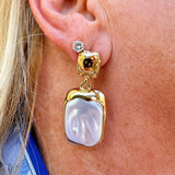 [Hart Designs] Regal Pearl Cluster Stud Earrings - The Pink Pineapple 850