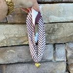 [Hart Designs] Sweet Spirit Scarf Necklace in Garnet & Cream - The Pink Pineapple 850