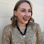 [Hart Designs] The Celestial Noir Scarf Necklace - The Pink Pineapple 850