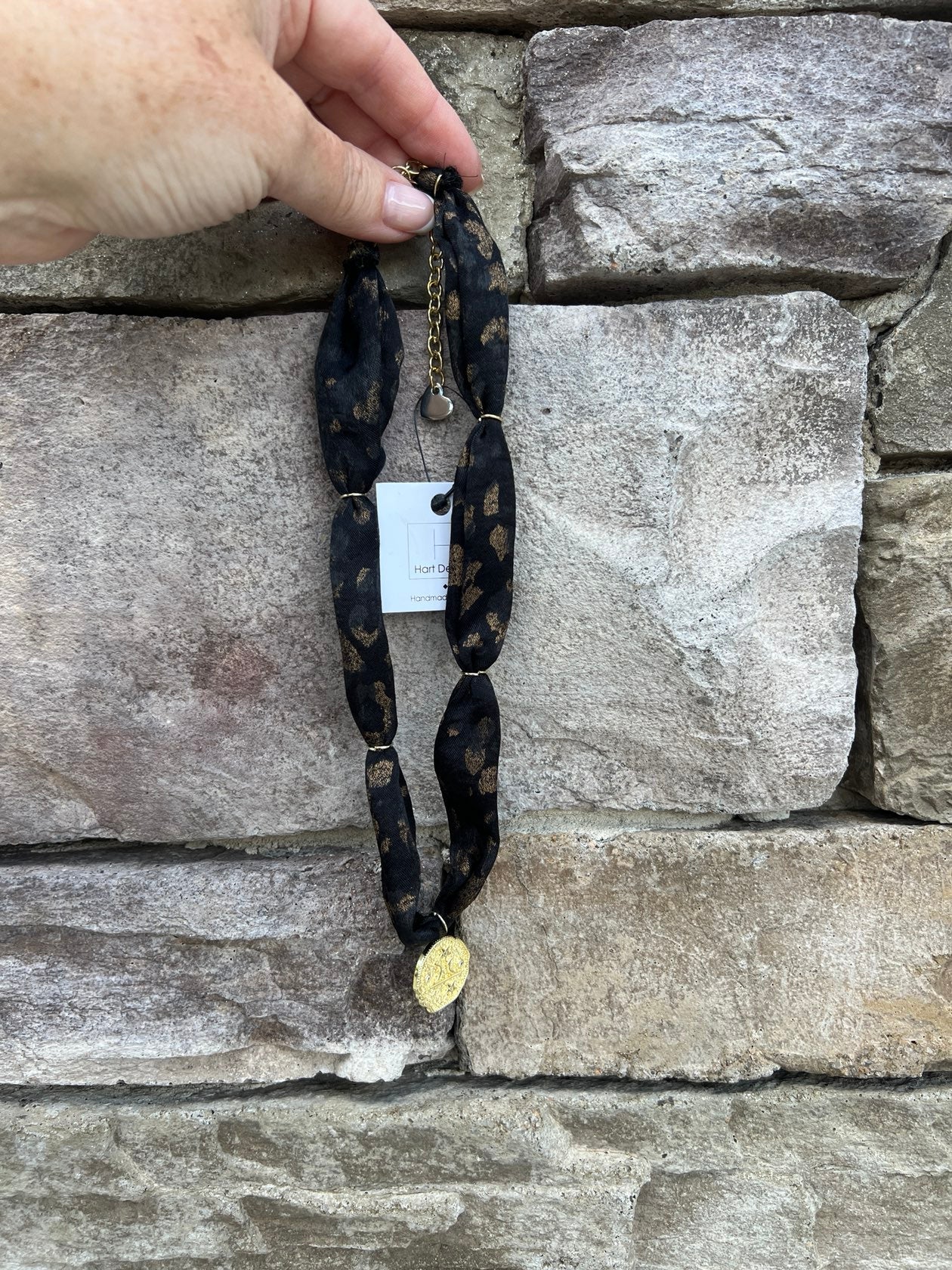 [Hart Designs] The Celestial Noir Scarf Necklace - The Pink Pineapple 850