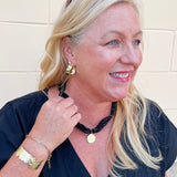 [Hart Designs] The Celestial Noir Scarf Necklace - The Pink Pineapple 850